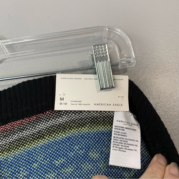 American Eagle super Hi-rise multi color sweater legging.‎ NWT Size M - Picture 4 of 11